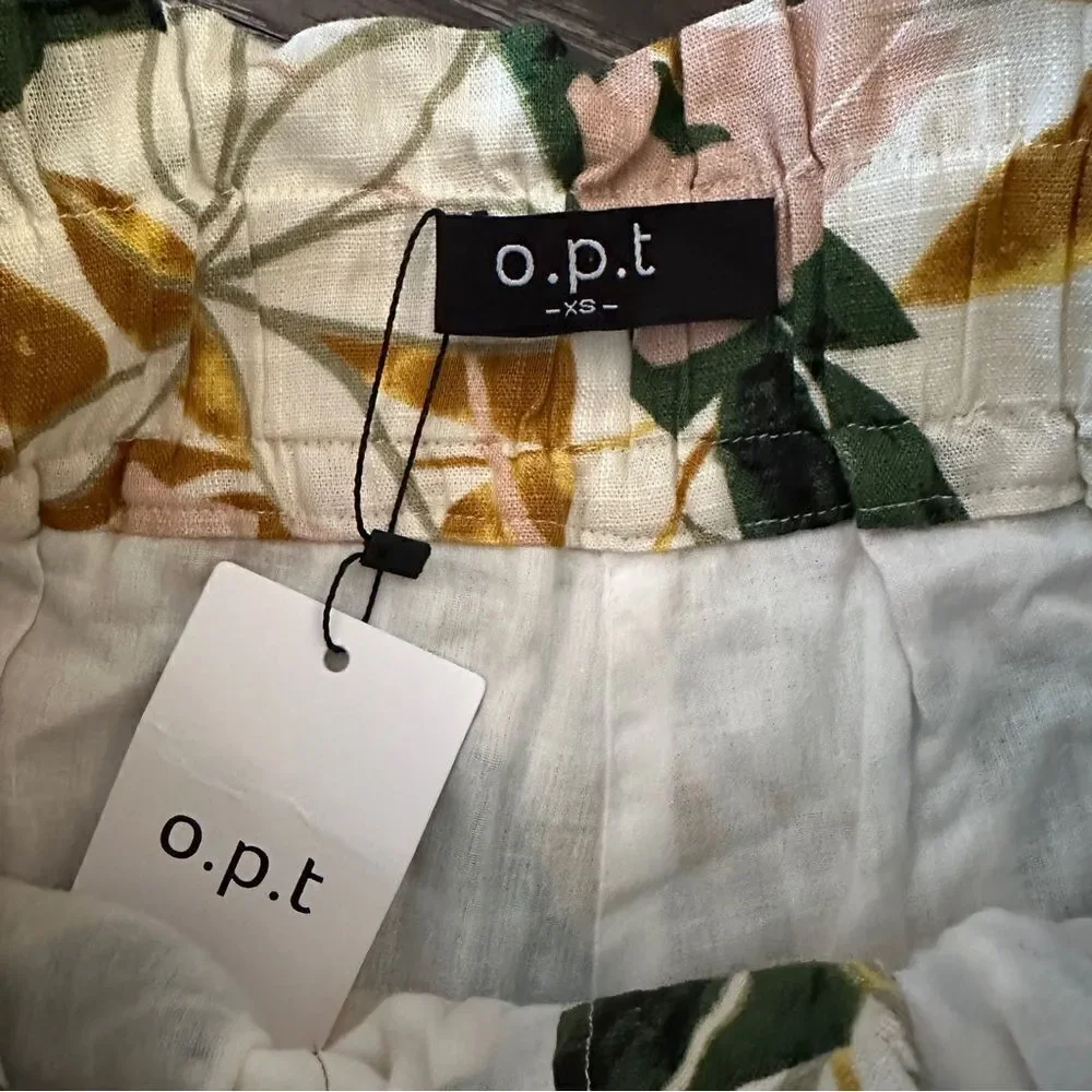 O.P.T Rayon and Linen Shorts New